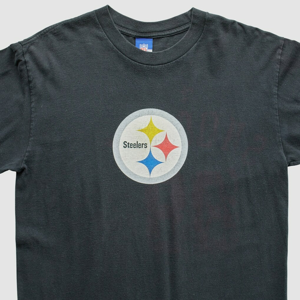 Pittsburgh Steelers Reebok 2000s T-Shirt Black Vintage - Fanatics