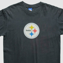 Pittsburgh Steelers Reebok 2000s T-Shirt Black Vintage - Fanatics
