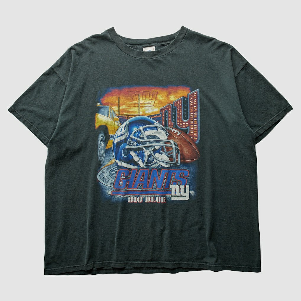 New York Giants NFL 2000s T-Shirt Black Vintage - Fanatics