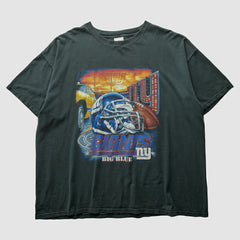 New York Giants NFL 2000s T-Shirt Black Vintage - Fanatics