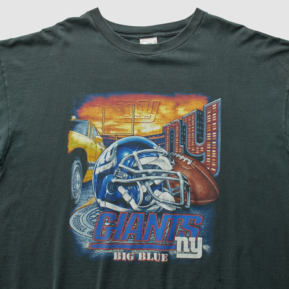 New York Giants NFL 2000s T-Shirt Black Vintage - Fanatics