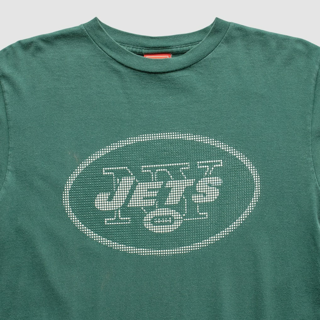 New York Jets NFL 2000s Long Sleeve T-Shirt Green Vintage - Fanatics