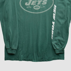 New York Jets NFL 2000s Long Sleeve T-Shirt Green Vintage - Fanatics