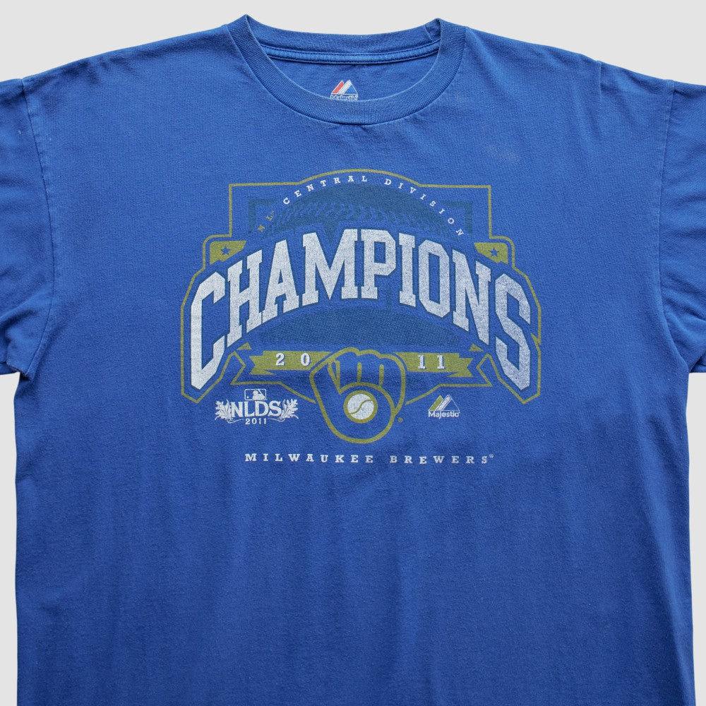 Milwaukee Brewers Majestic 2011 T-Shirt Sale