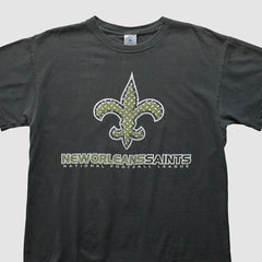 New Orleans Saints Delta 2000s T-Shirt Black Vintage - Fanatics