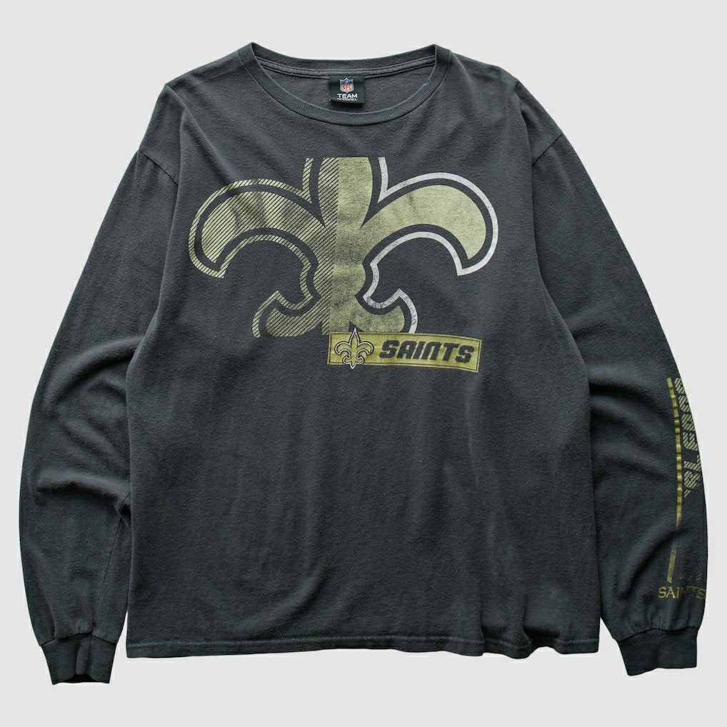 New Orleans Saints NFL 2010s T-Shirt Black Vintage - Fanatics