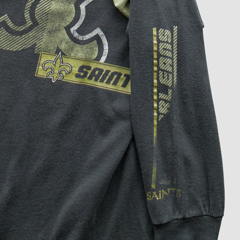 New Orleans Saints NFL 2010s T-Shirt Black Vintage - Fanatics