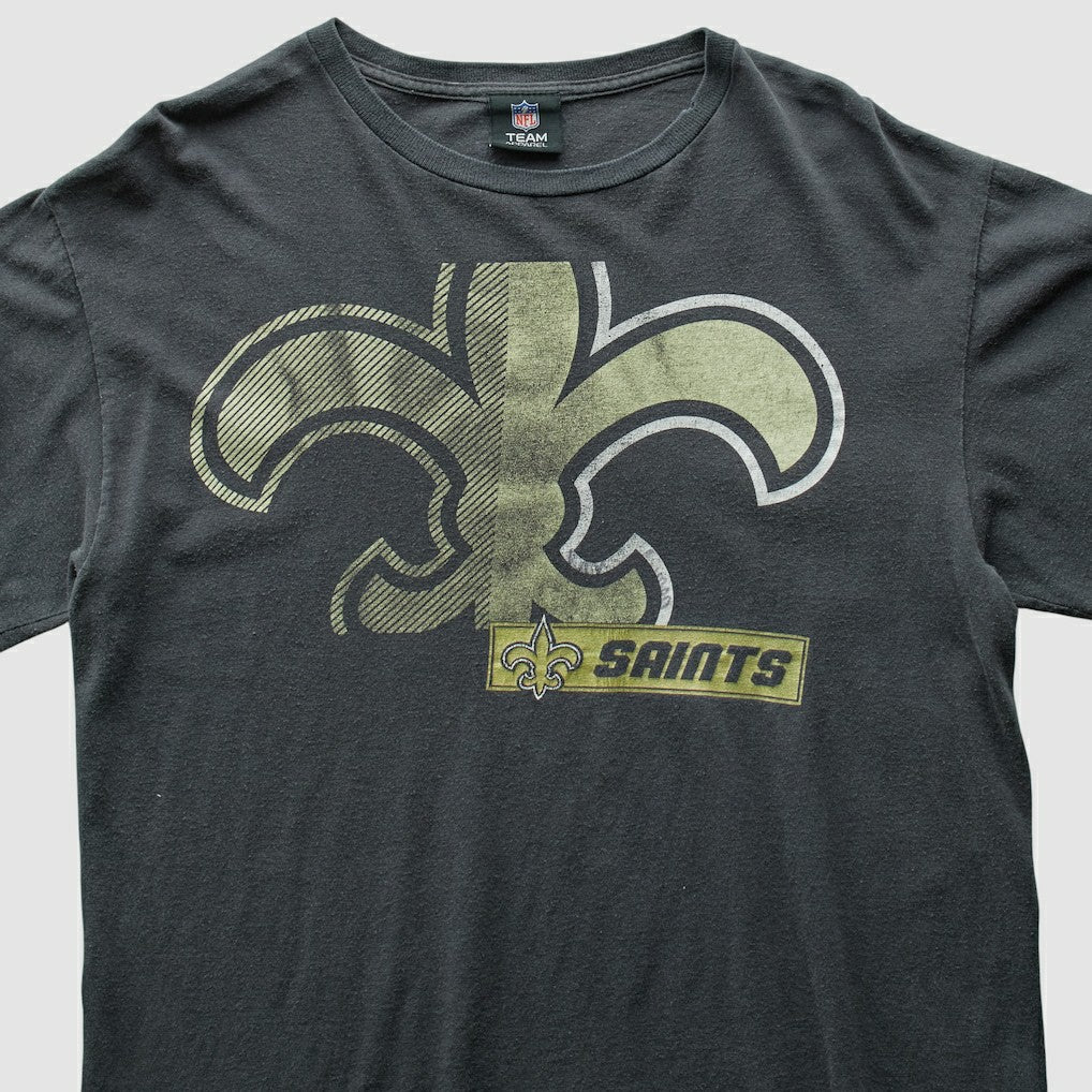 New Orleans Saints NFL 2010s T-Shirt Black Vintage - Fanatics