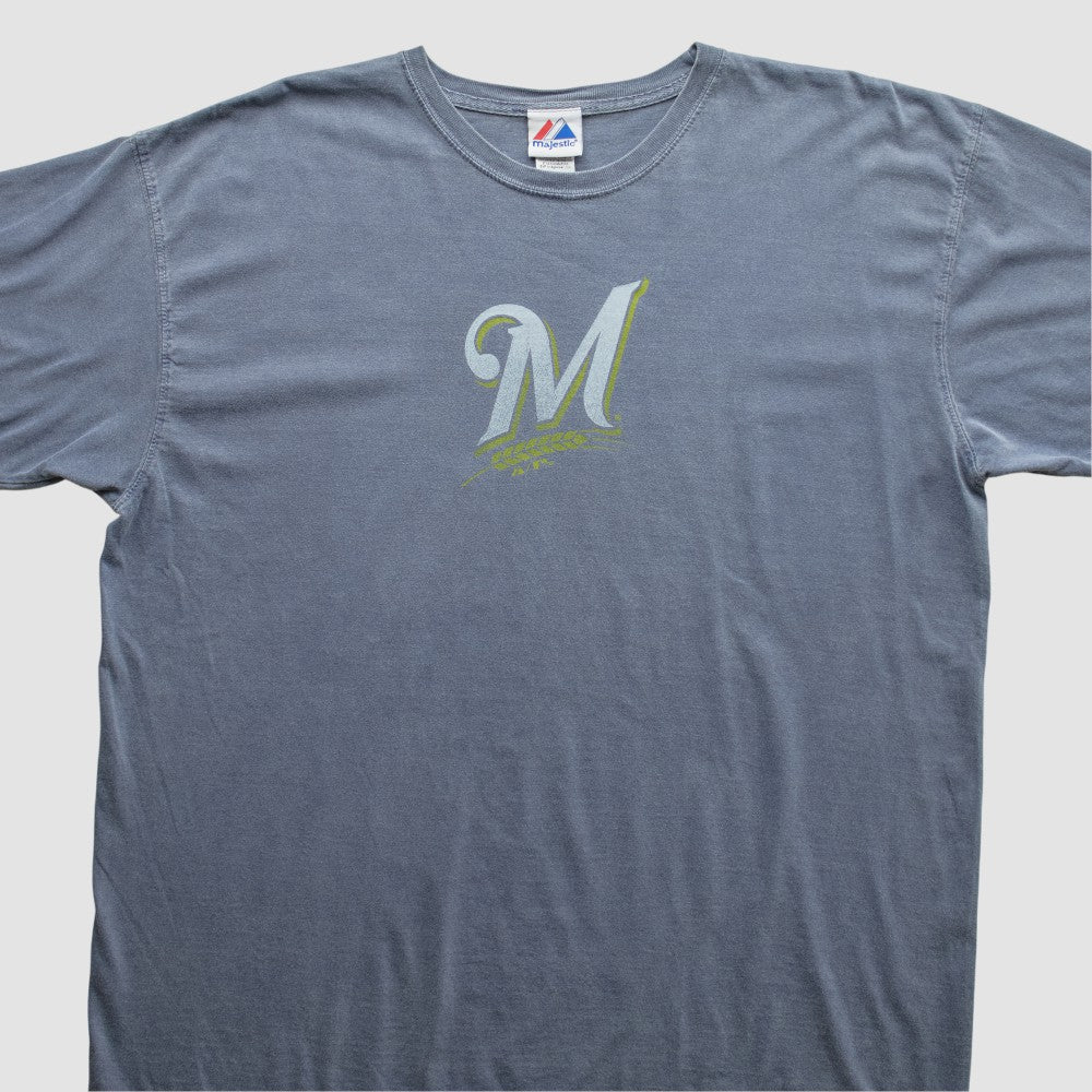 Milwaukee Brewers Majestic 2000s T-Shirt Sale