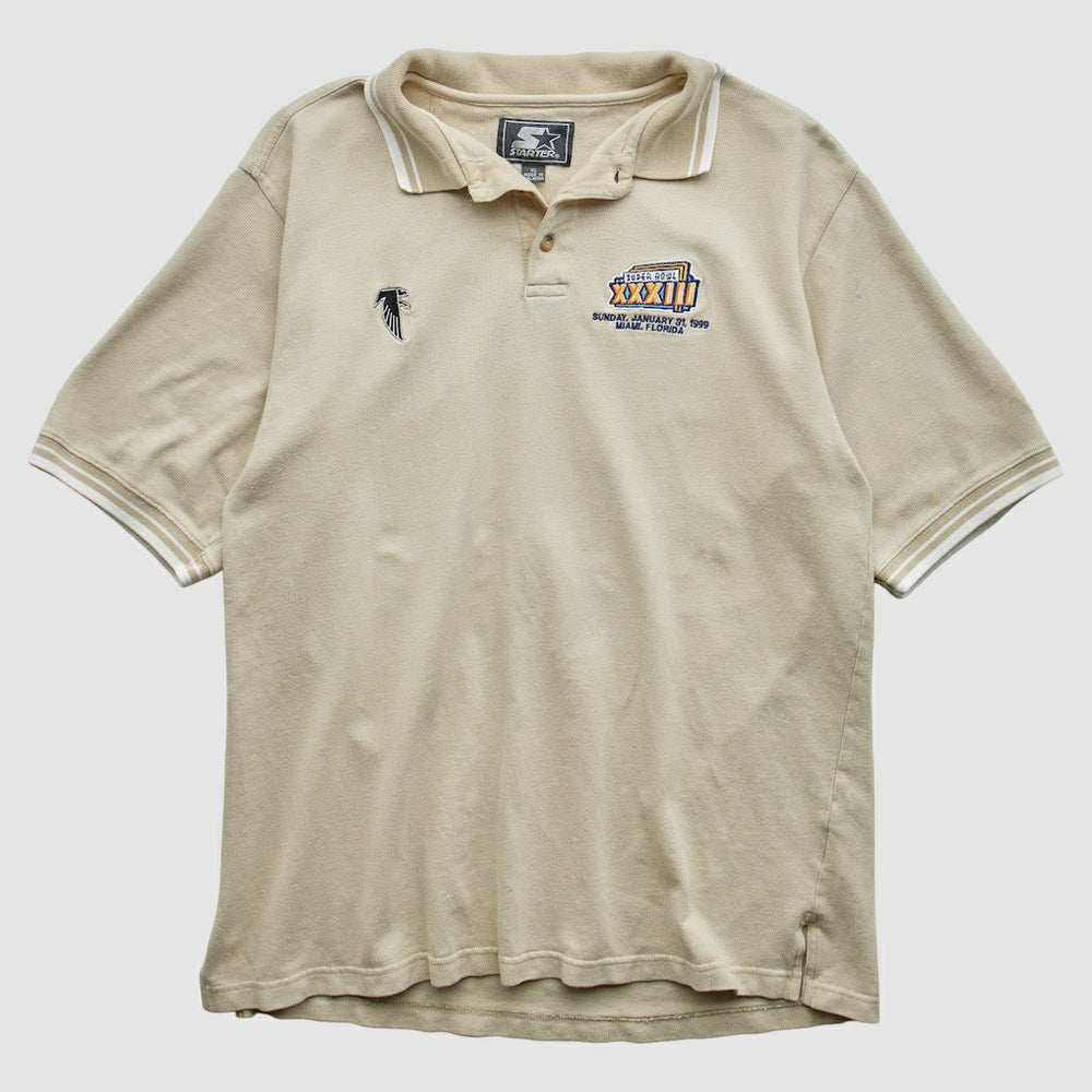 Atlanta Falcons Starter 1999 Polo Beige Vintage - Fanatics
