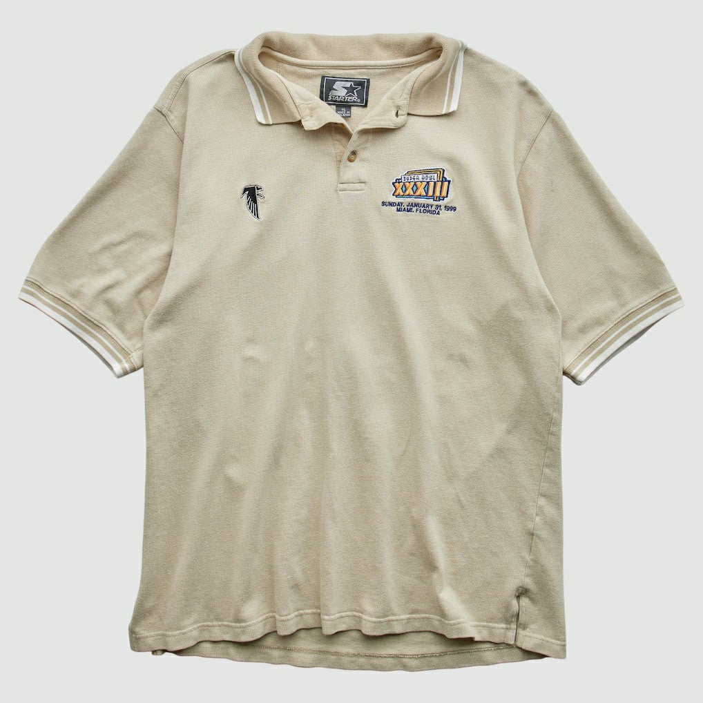 Atlanta Falcons Starter 1999 Polo Beige Vintage - Fanatics