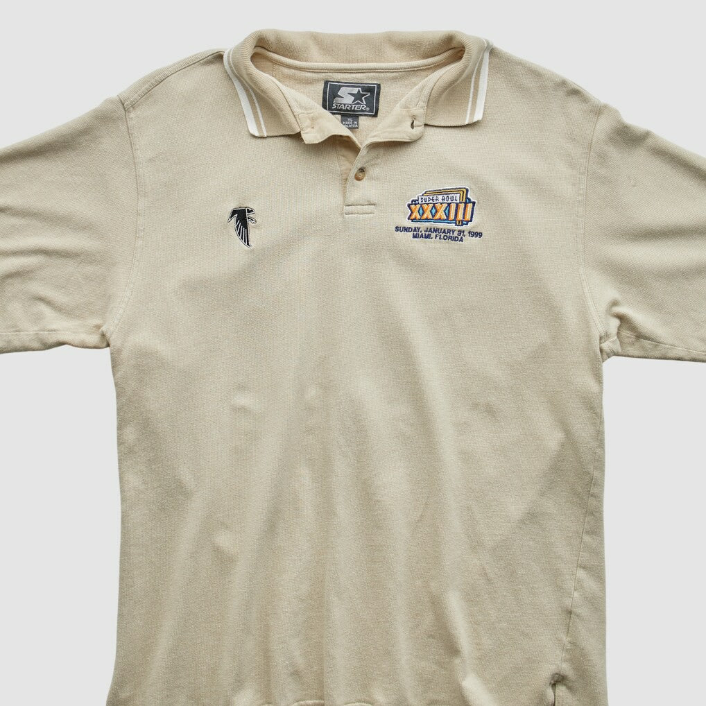 Atlanta Falcons Starter 1999 Polo Beige Vintage - Fanatics