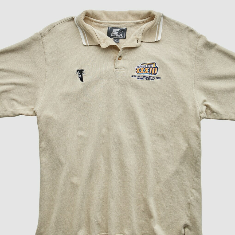 Atlanta Falcons Starter 1999 Polo Beige Vintage - Fanatics