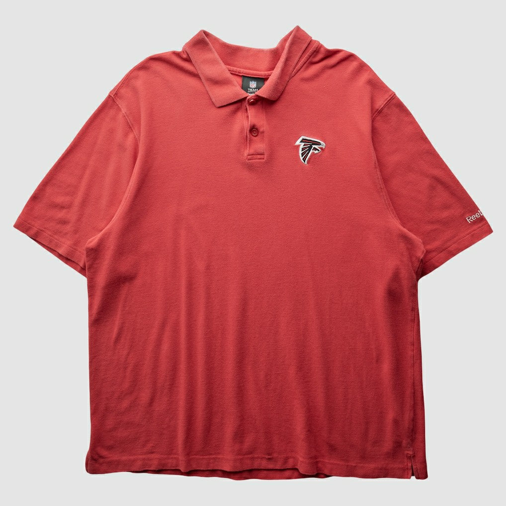 Atlanta Falcons Reebok 2010s Polo Red Vintage - Fanatics