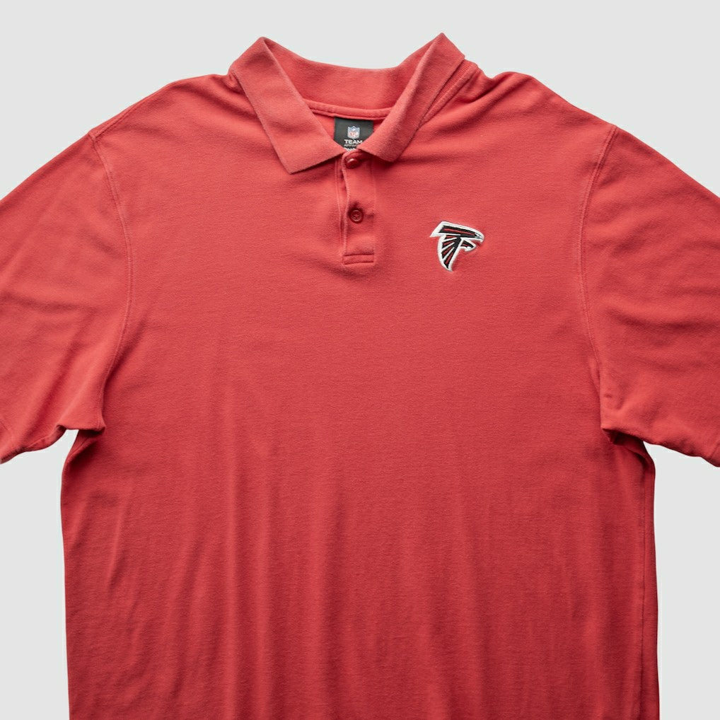 Atlanta Falcons Reebok 2010s Polo Red Vintage - Fanatics