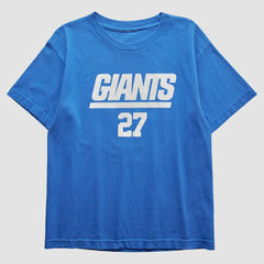 New York Giants 2000s T-Shirt Blue Vintage - Fanatics