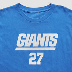 New York Giants 2000s T-Shirt Blue Vintage - Fanatics