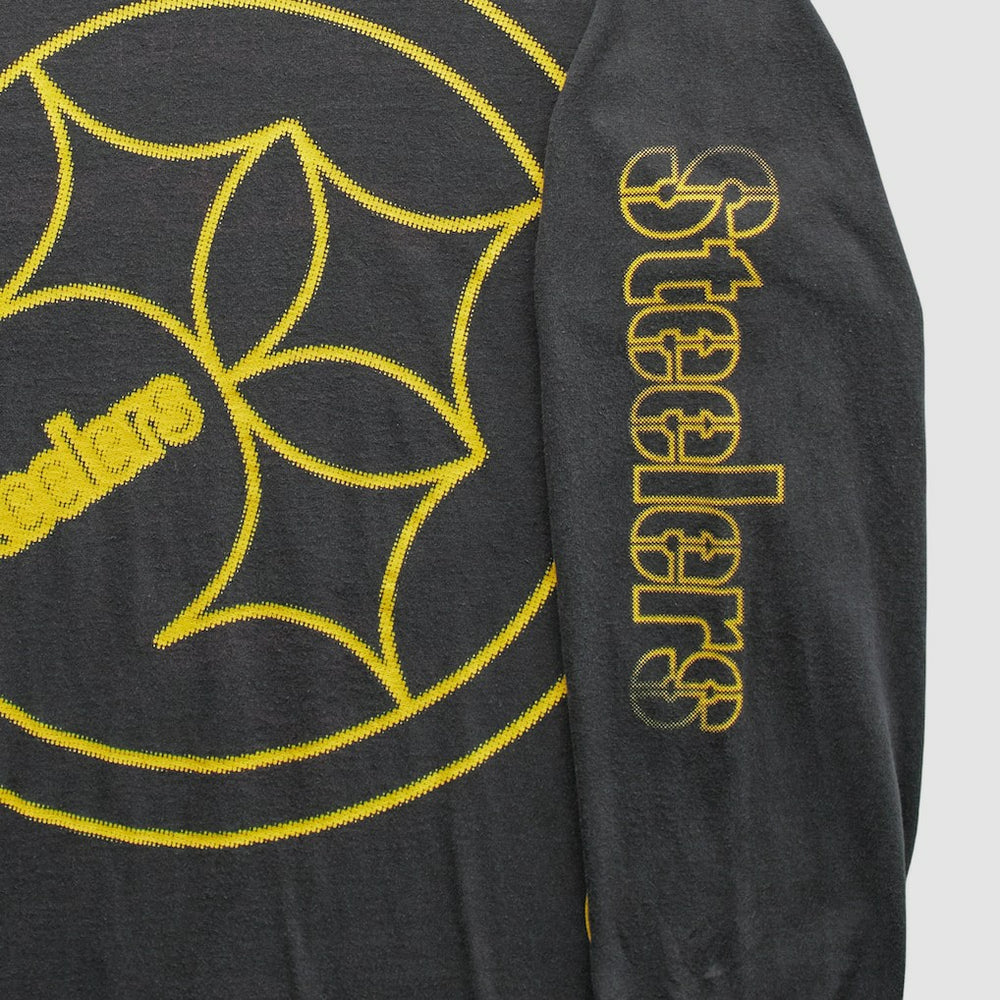 Pittsburgh Steelers Reebok 2000s T-Shirt Black Vintage - Fanatics