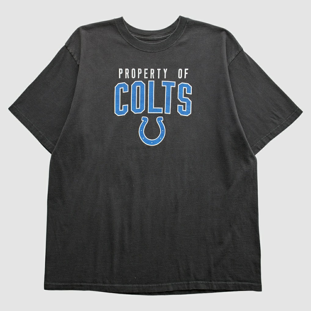 Indianapolis Colts Reebok 2000s T-Shirt Black Vintage - Fanatics