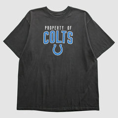 Indianapolis Colts Reebok 2000s T-Shirt Black Vintage - Fanatics