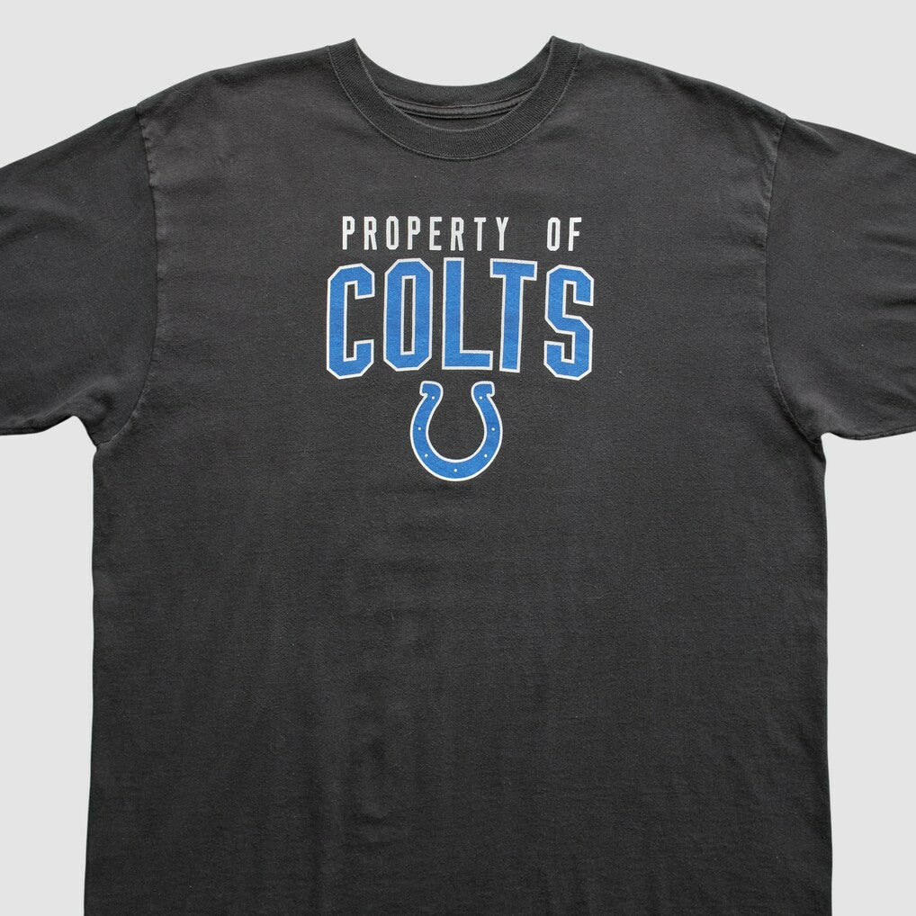 Indianapolis Colts Reebok 2000s T-Shirt Black Vintage - Fanatics