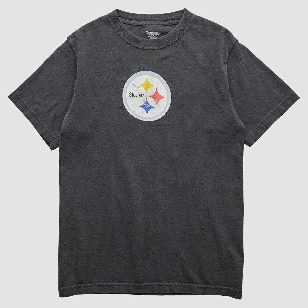 Pittsburgh Steelers Reebok 2000s T-Shirt Black Vintage - Fanatics