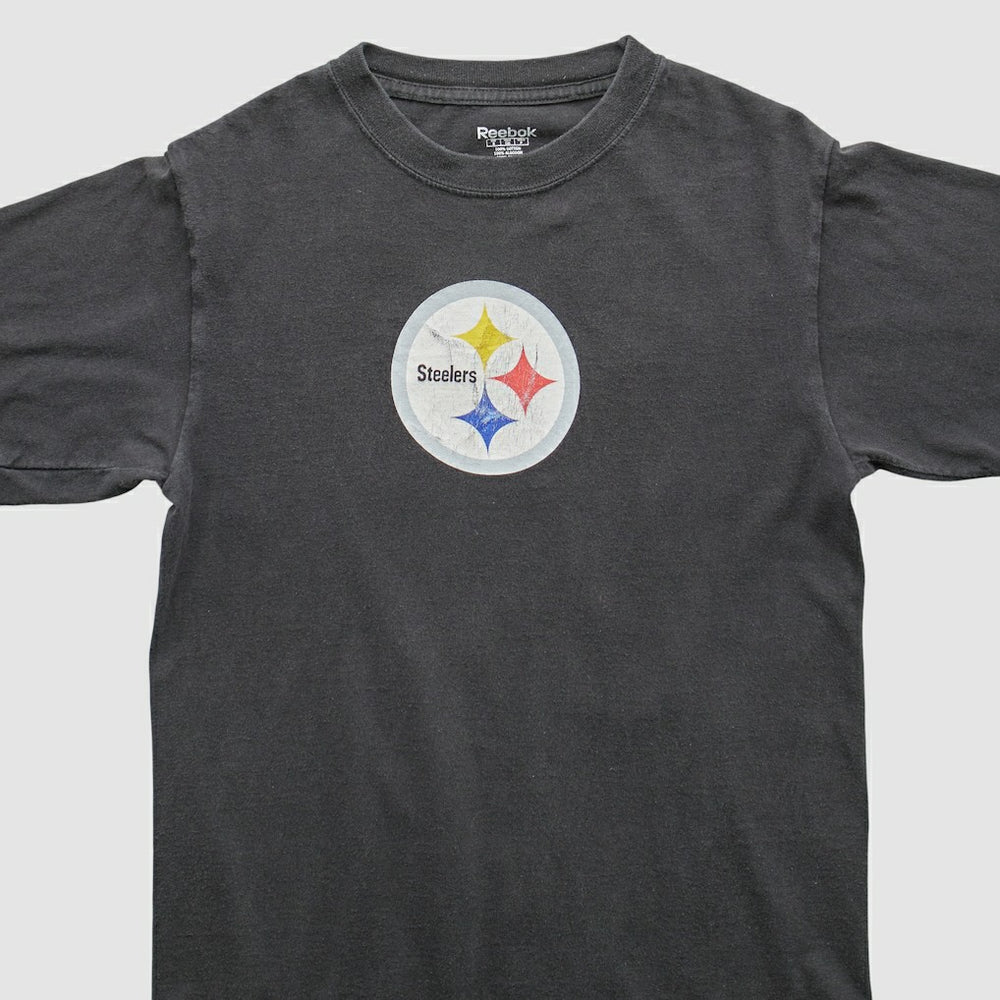Pittsburgh Steelers Reebok 2000s T-Shirt Black Vintage - Fanatics