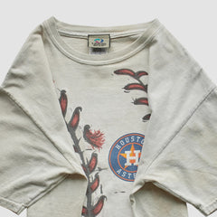 Houston Astros Liquid Blue 2000s T-Shirt On Sale