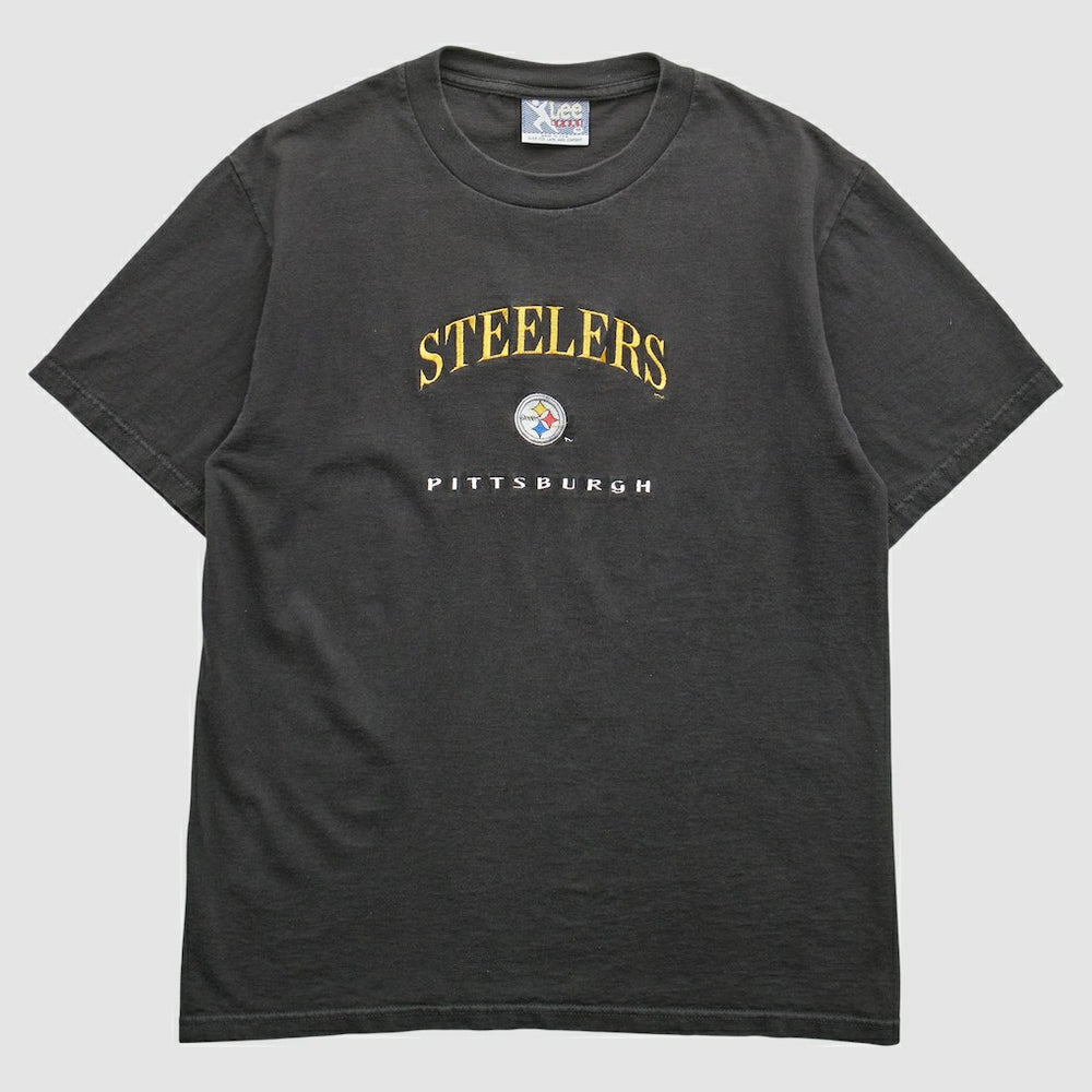 Pittsburgh Steelers Lee Apparel 90s T-Shirt Black Vintage - Fanatics