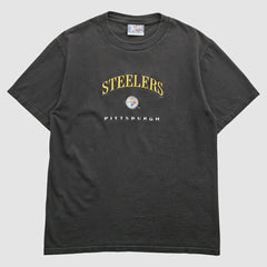 Pittsburgh Steelers Lee Apparel 90s T-Shirt Black Vintage - Fanatics