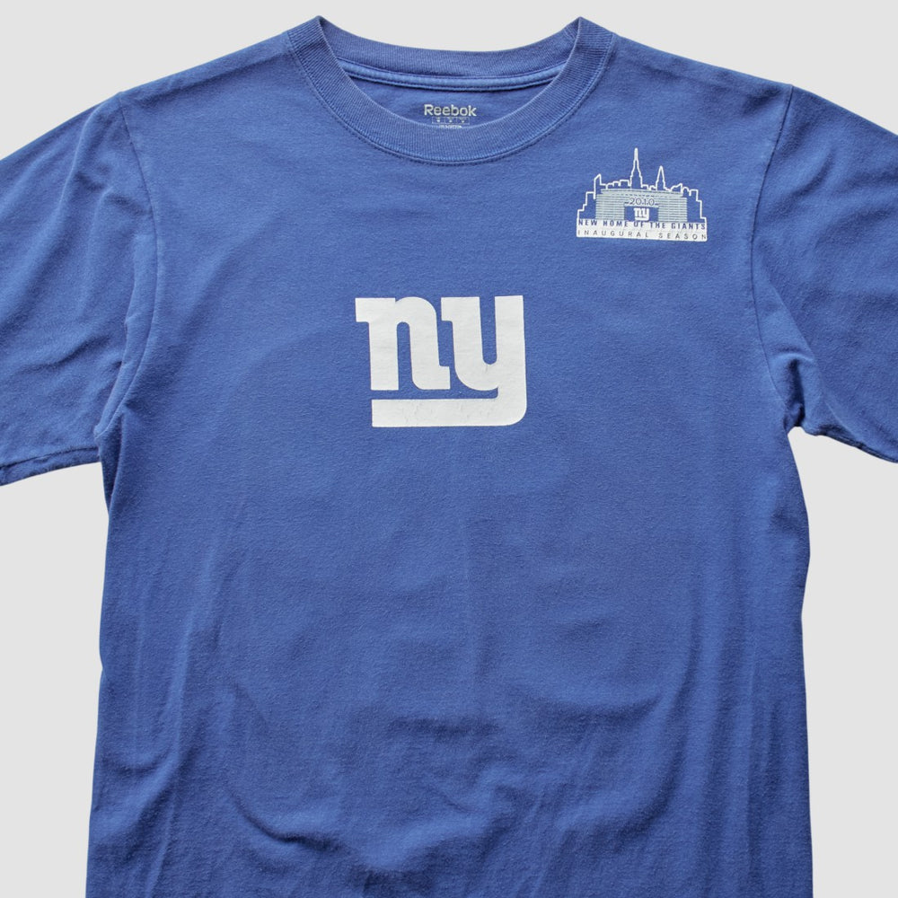 New York Giants Reebok 2010 T-Shirt Blue Vintage - Fanatics