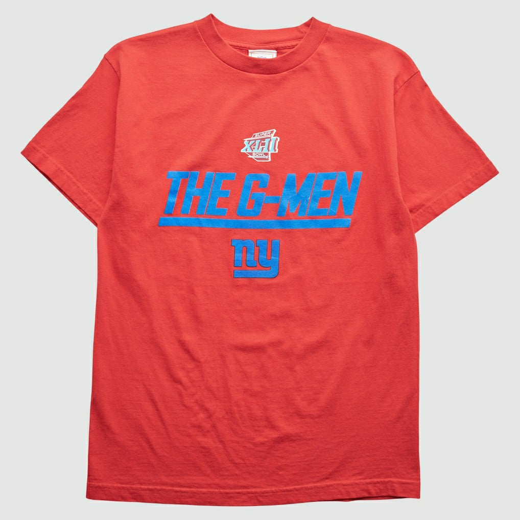 New York Giants NFL 2000s T-Shirt Red Vintage - Fanatics