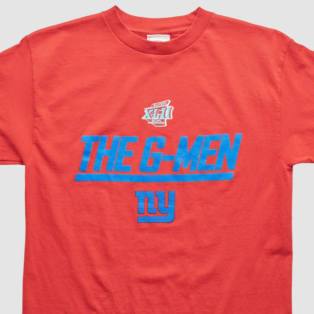 New York Giants NFL 2000s T-Shirt Red Vintage - Fanatics