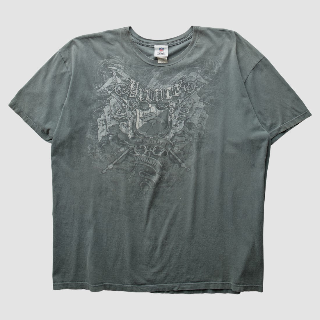 Denver Broncos 2000s T-Shirt Gray Vintage - Fanatics