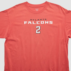 Atlanta Falcons Reebok 2010 T-Shirt Red Vintage - Fanatics