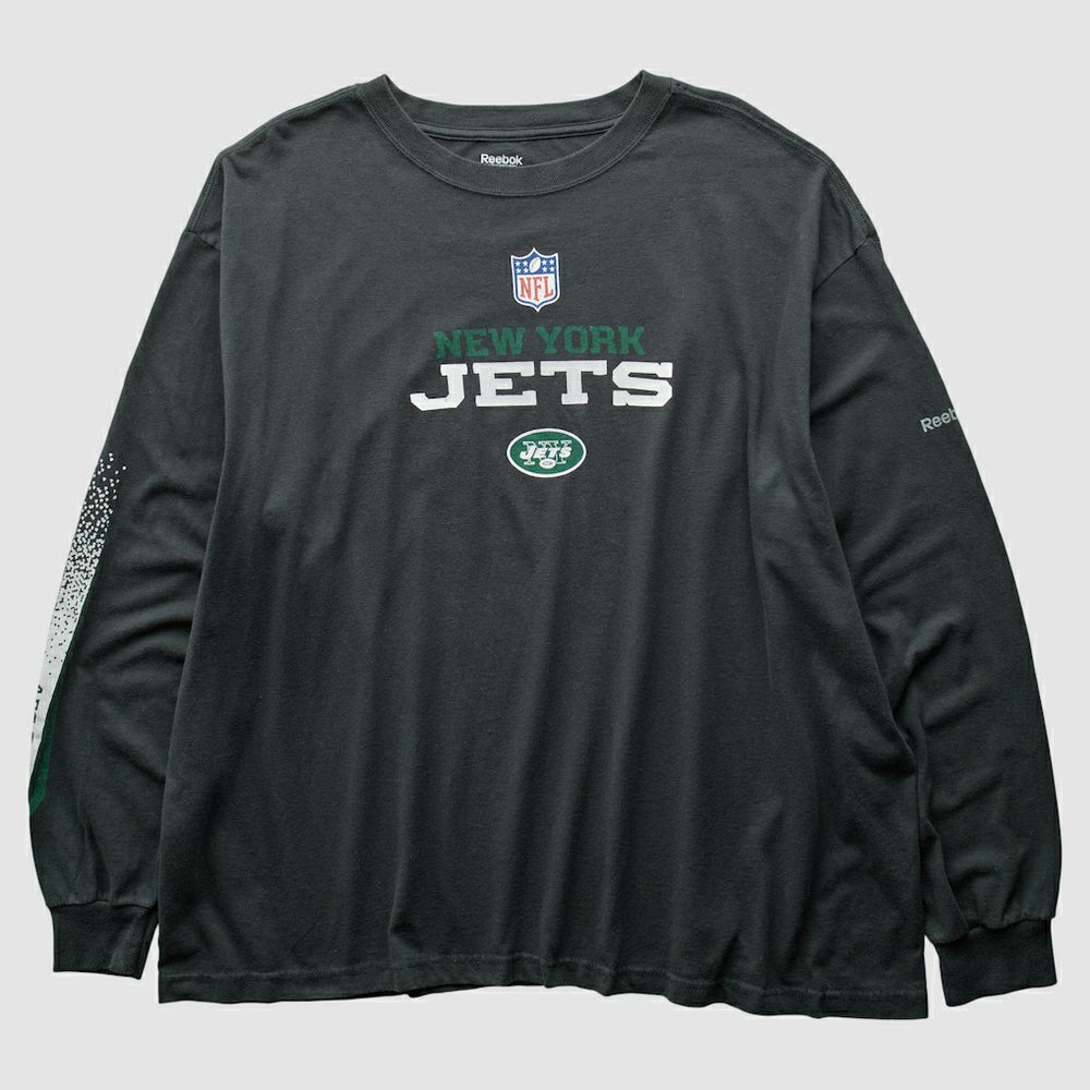 New York Jets Reebok 2000s T-Shirt Black Vintage - Fanatics