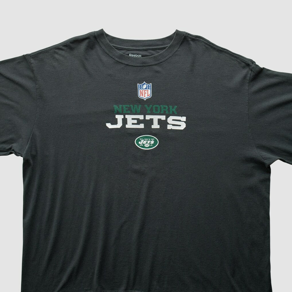 New York Jets Reebok 2000s T-Shirt Black Vintage - Fanatics