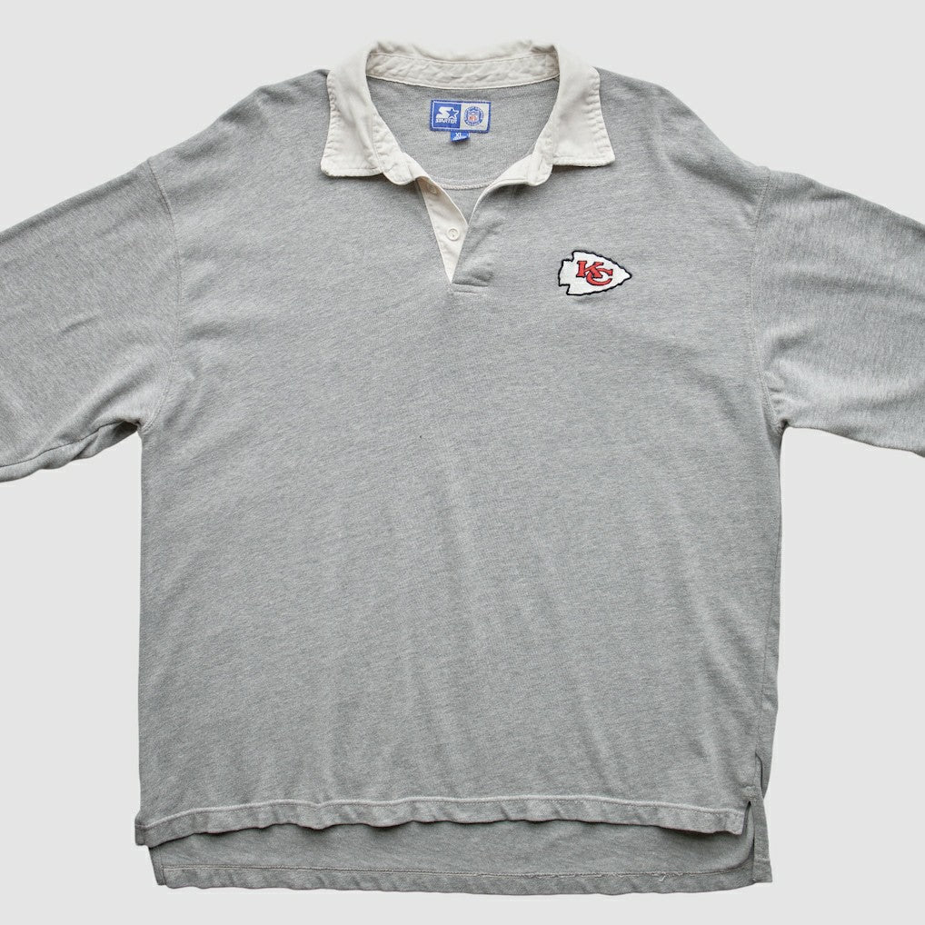 Kansas City Chiefs Starter 90s Sweatshirt Gray Vintage - Fanatics