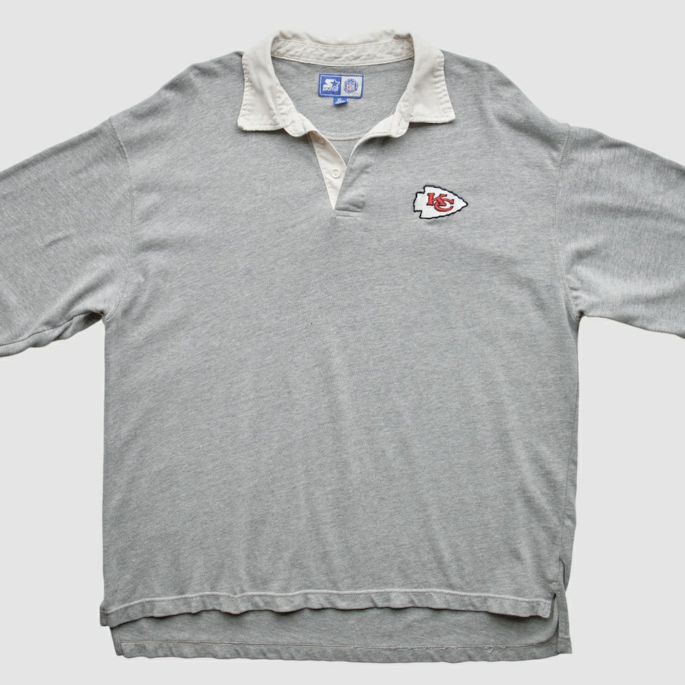 Kansas City Chiefs Starter 90s Sweatshirt Gray Vintage - Fanatics