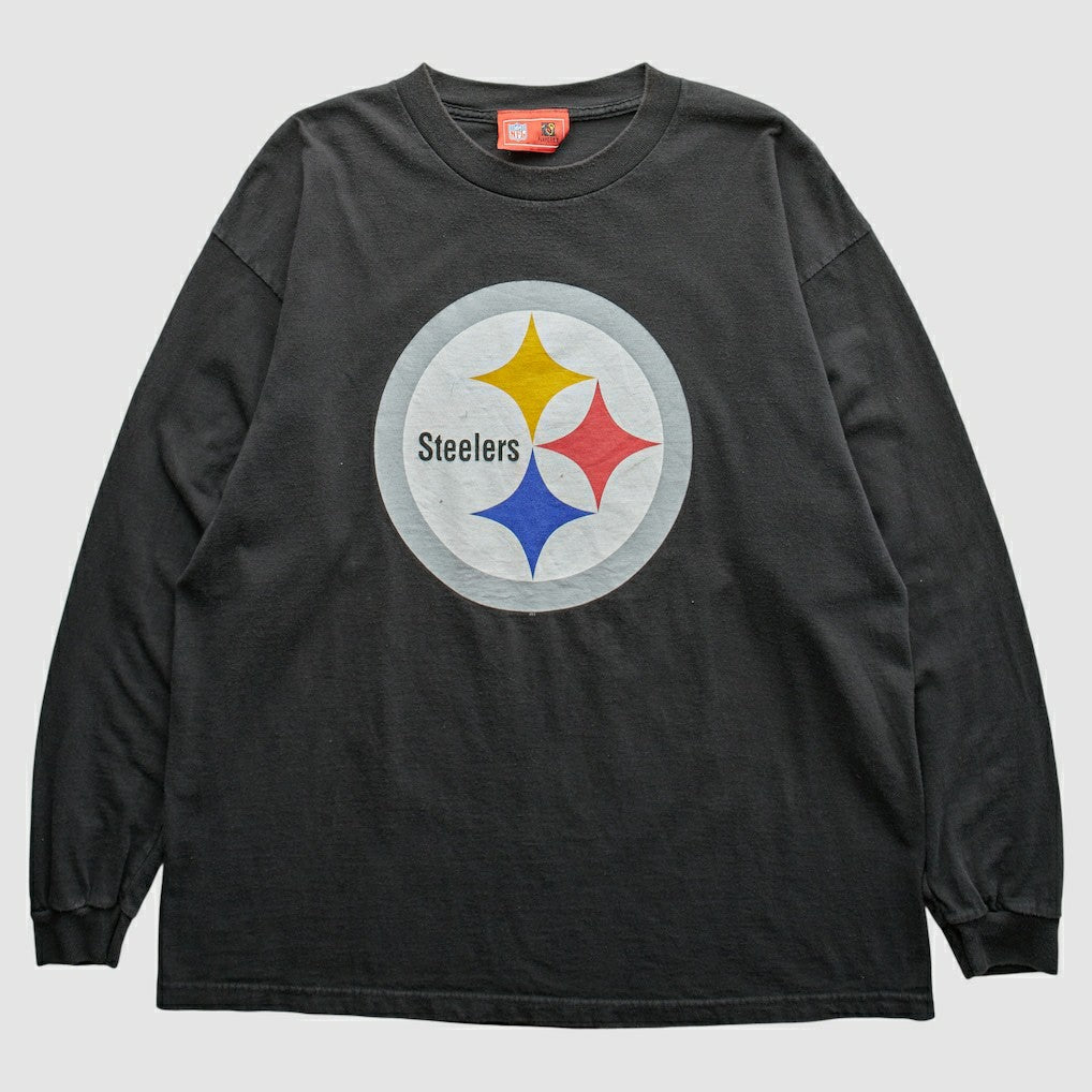 Pittsburgh Steelers NFL 2000s T-Shirt Black Vintage - Fanatics