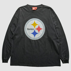 Pittsburgh Steelers NFL 2000s T-Shirt Black Vintage - Fanatics