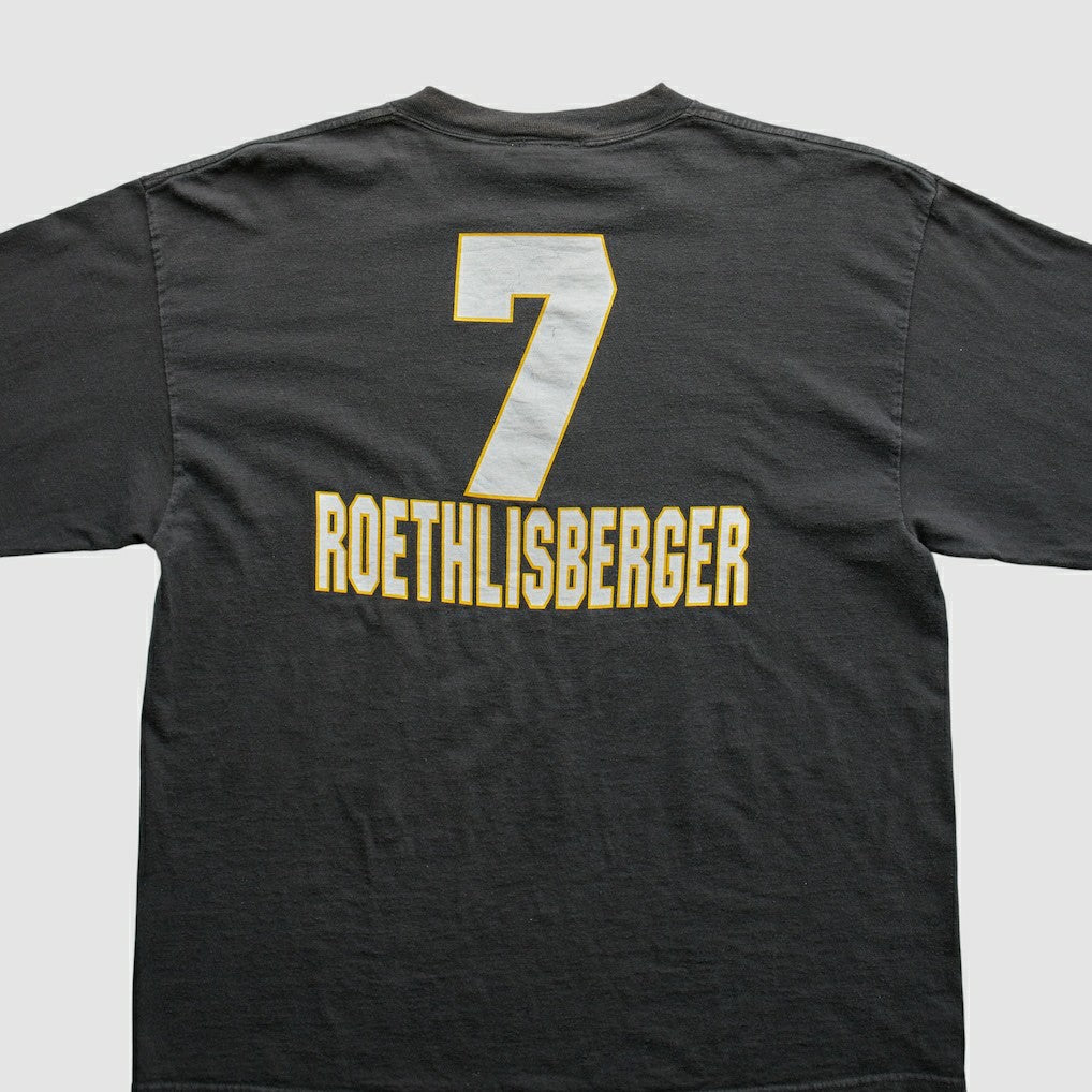 Pittsburgh Steelers NFL 2000s T-Shirt Black Vintage - Fanatics