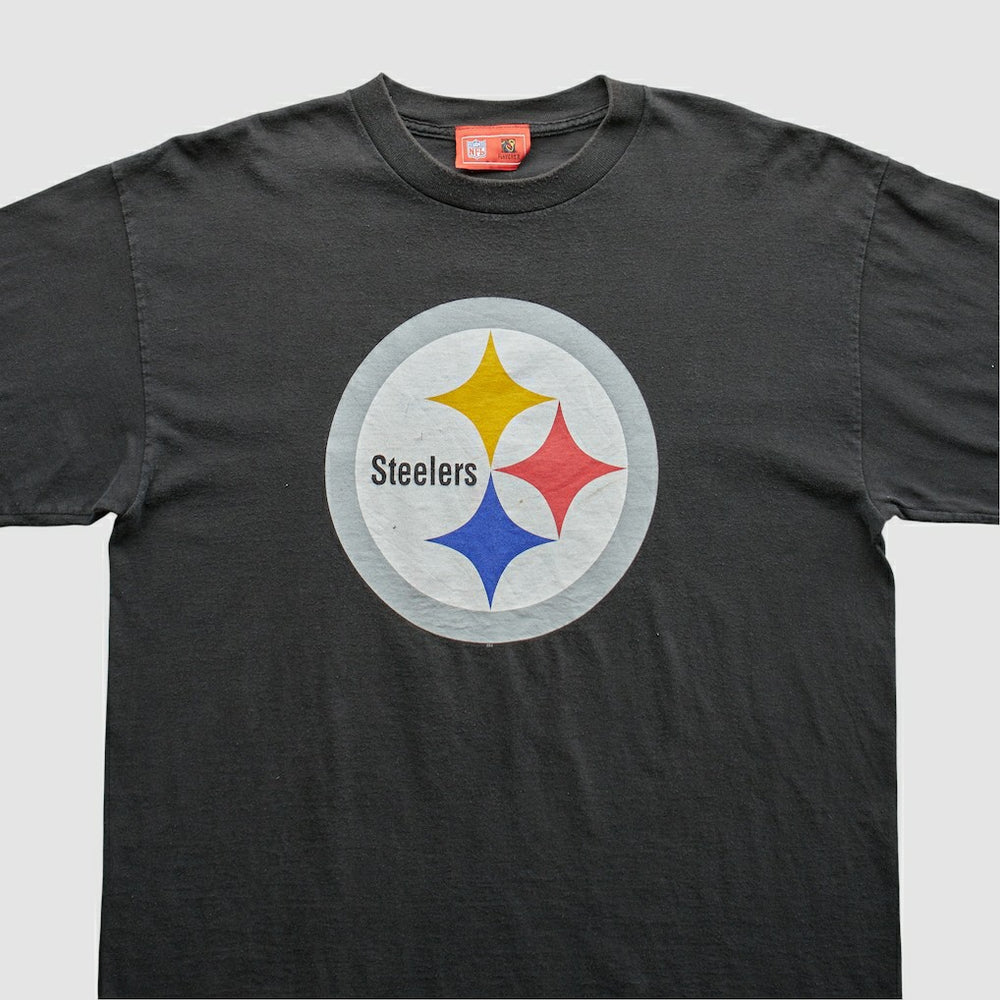 Pittsburgh Steelers NFL 2000s T-Shirt Black Vintage - Fanatics