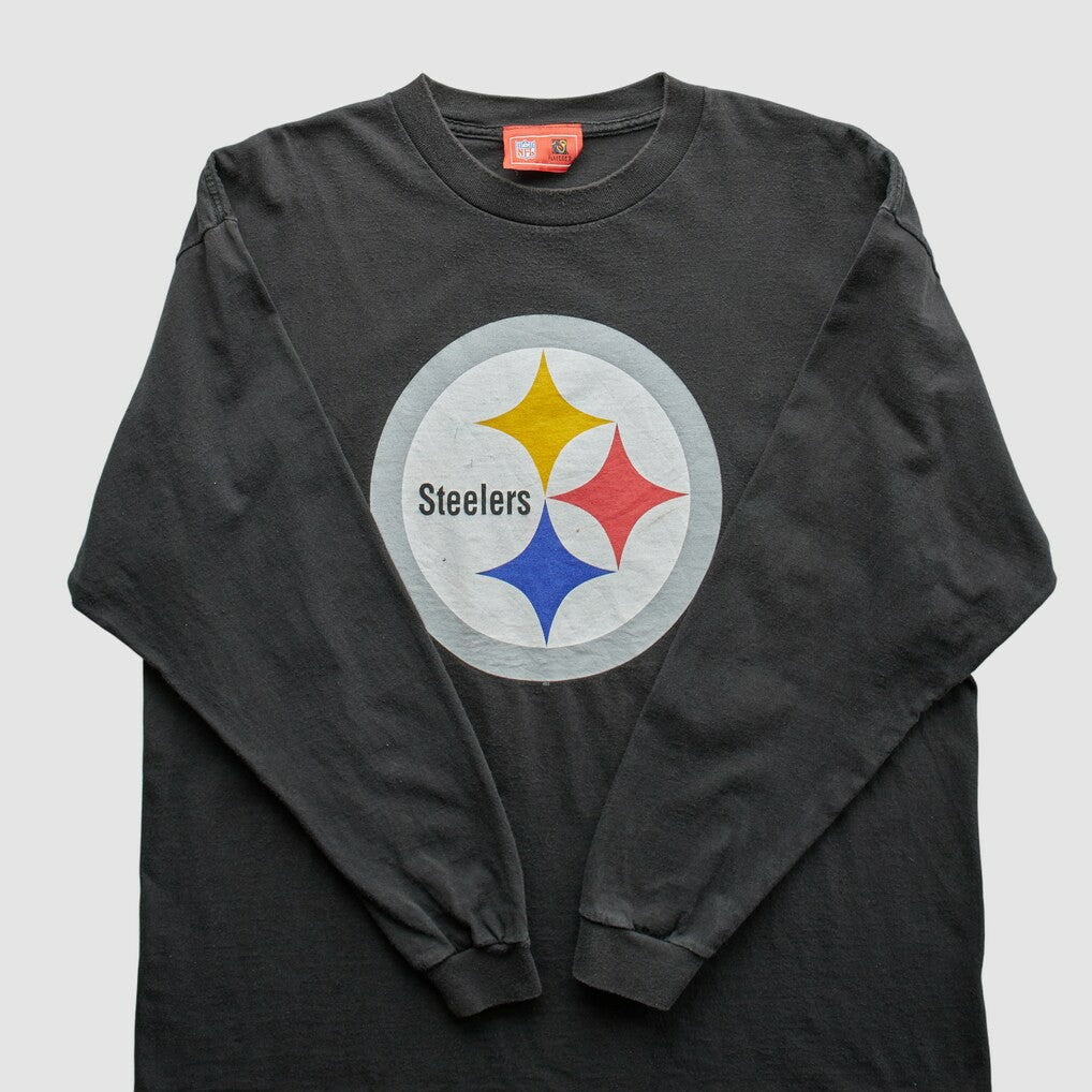 Pittsburgh Steelers NFL 2000s T-Shirt Black Vintage - Fanatics