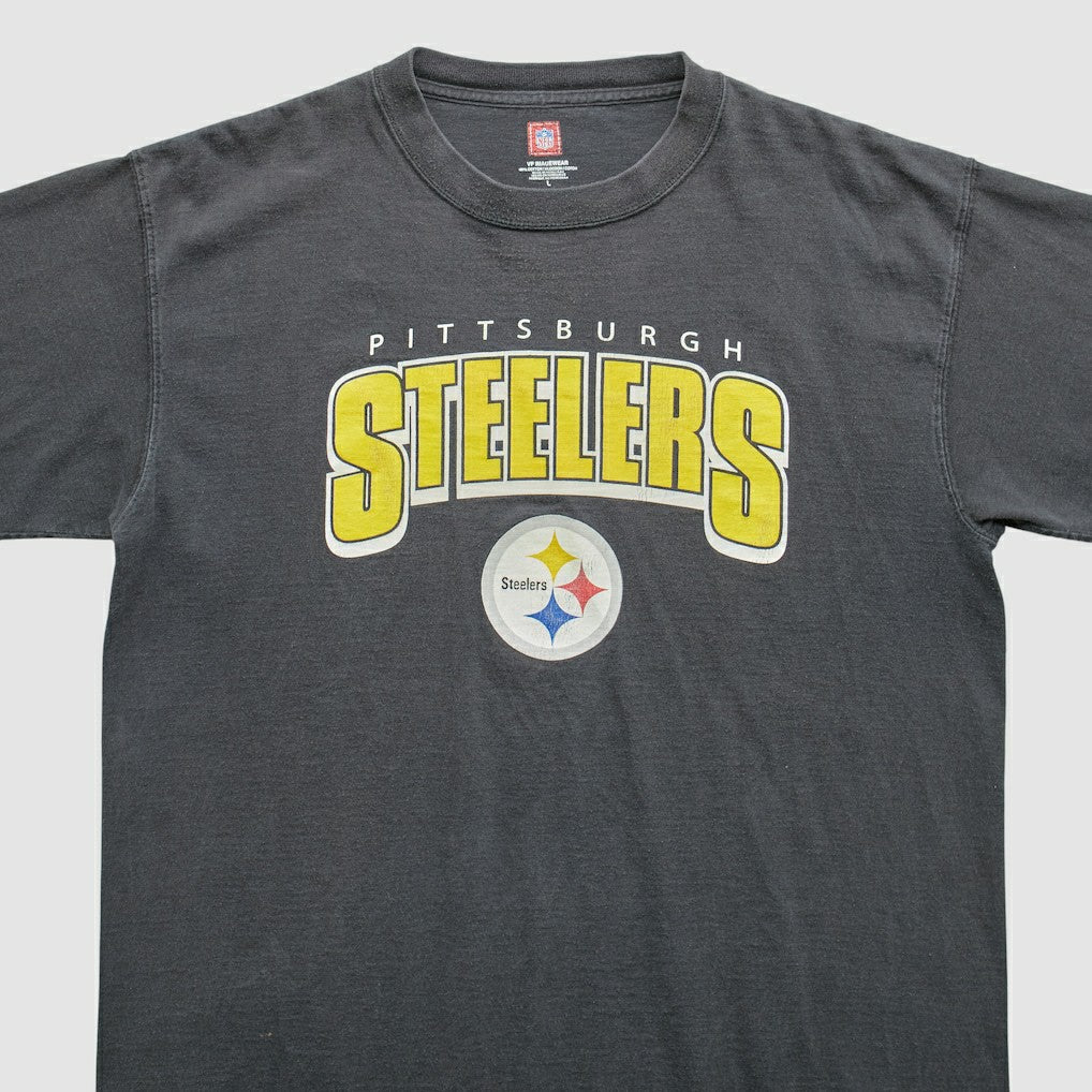 Pittsburgh Steelers 2000s T-Shirt Black Vintage - Fanatics