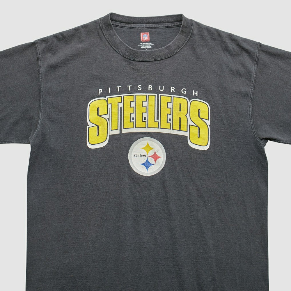 Pittsburgh Steelers 2000s T-Shirt Black Vintage - Fanatics