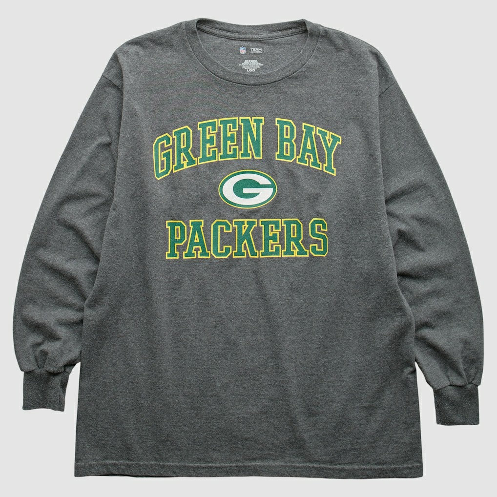 Green Bay Packers 2010s T-Shirt Gray Vintage - Fanatics