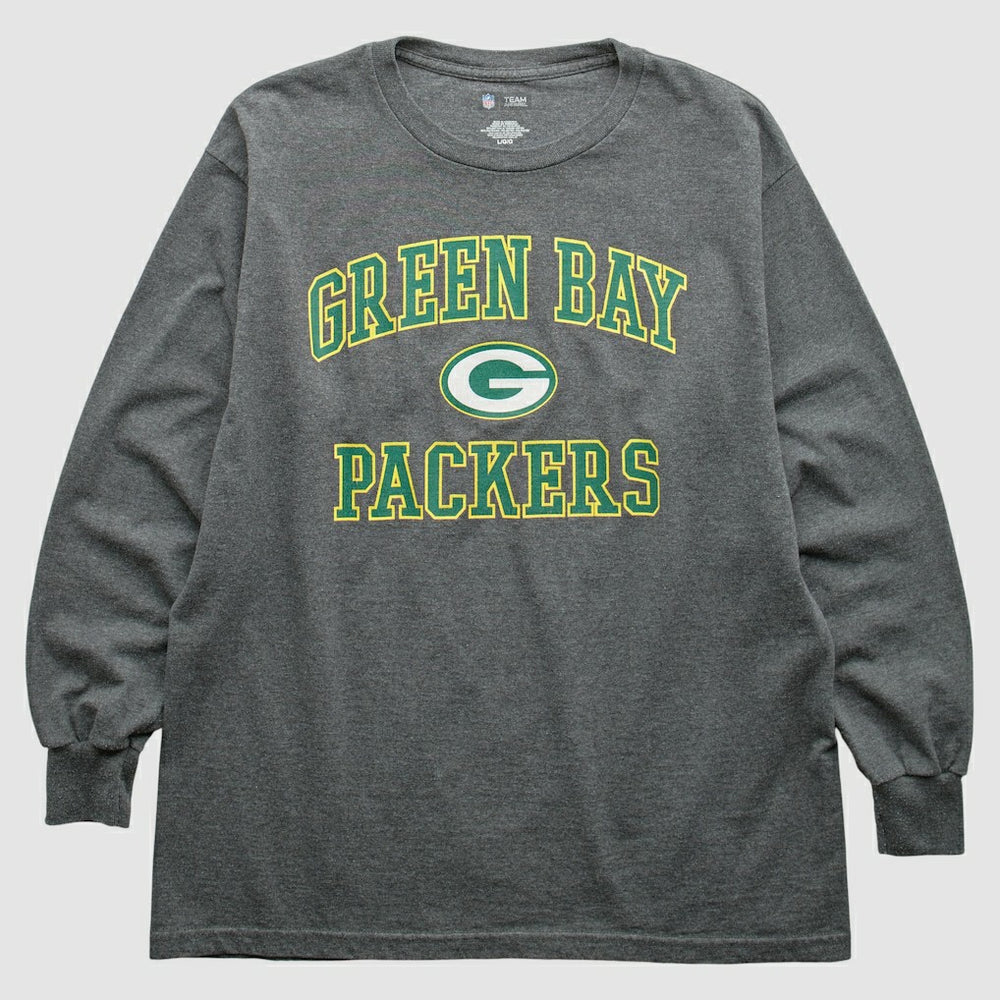 Green Bay Packers 2010s T-Shirt Gray Vintage - Fanatics