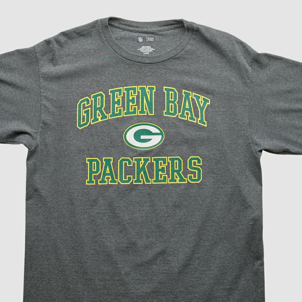 Green Bay Packers 2010s T-Shirt Gray Vintage - Fanatics