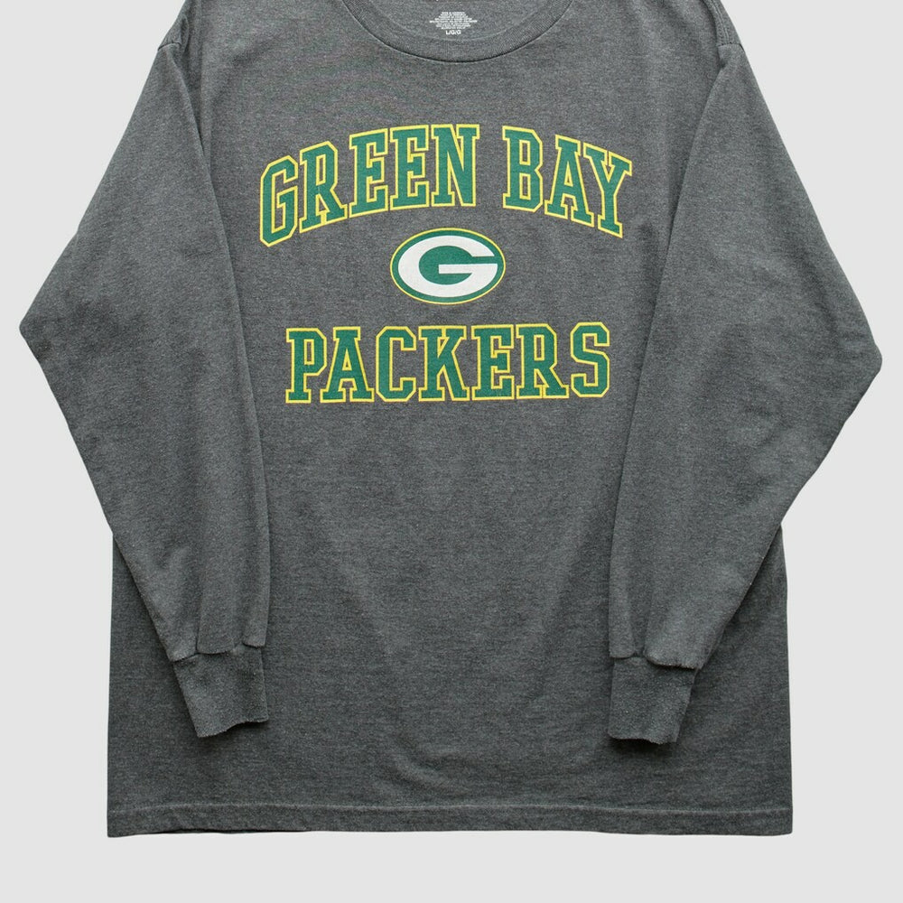 Green Bay Packers 2010s T-Shirt Gray Vintage - Fanatics